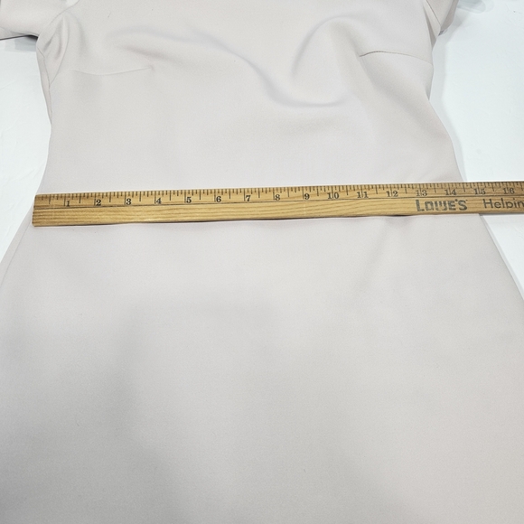 Calvin Klein Dress Women Size 4 Scuba Cold Shoulder Sheath Party Office Midi - Picture 8 of 12